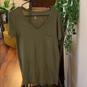 Mossimo Olive Large V neck